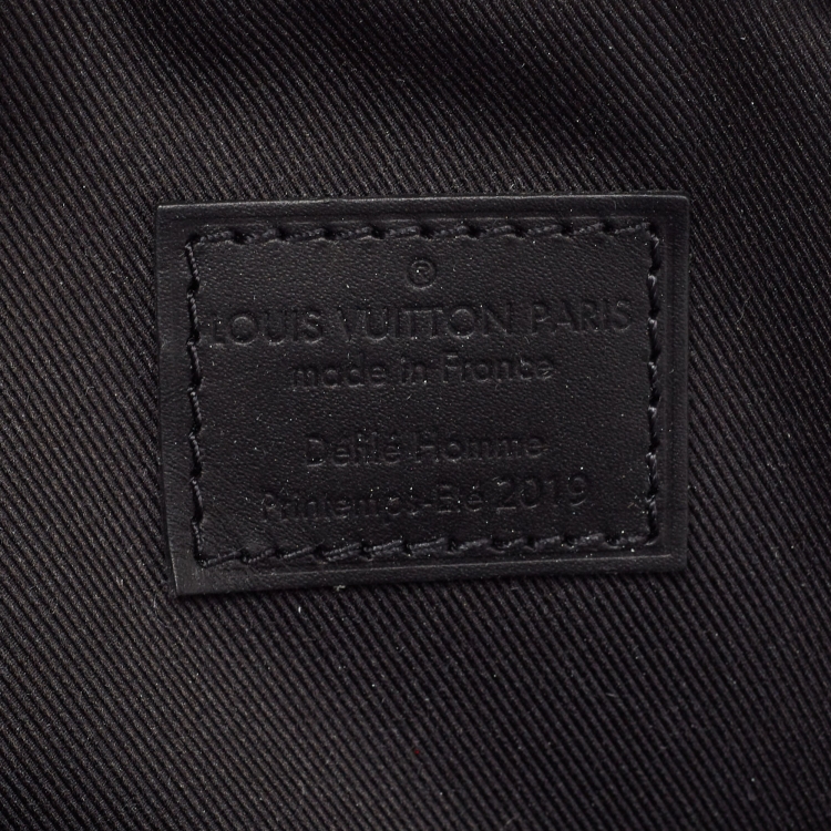 Pre Owned Louis Vuitton Black Monogram Canvas Utility Side Bag