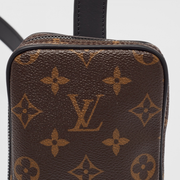 Pre Owned Louis Vuitton Black Monogram Canvas Utility Side Bag