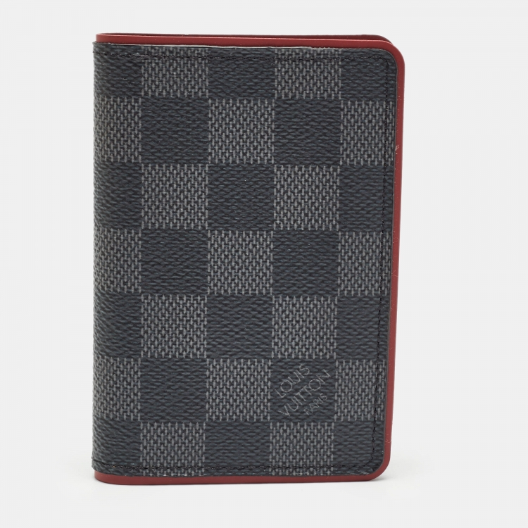 Pre Owned Louis Vuitton Bordeaux Damier Graphite Canvas Pocket Organizer