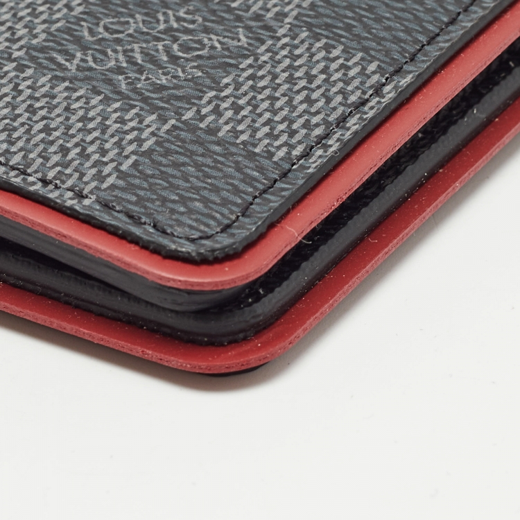 Pre Owned Louis Vuitton Bordeaux Damier Graphite Canvas Pocket Organizer