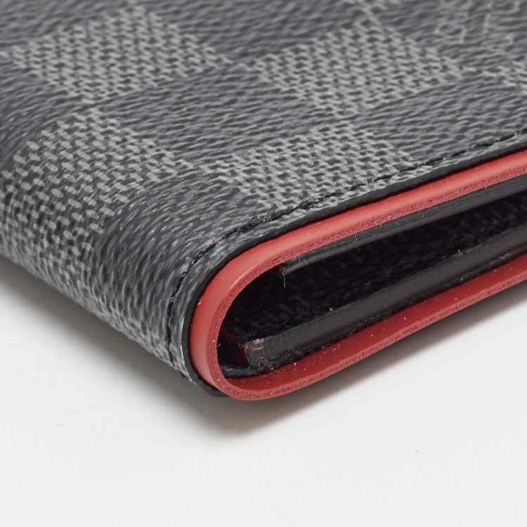 Pre Owned Louis Vuitton Bordeaux Damier Graphite Canvas Pocket Organizer