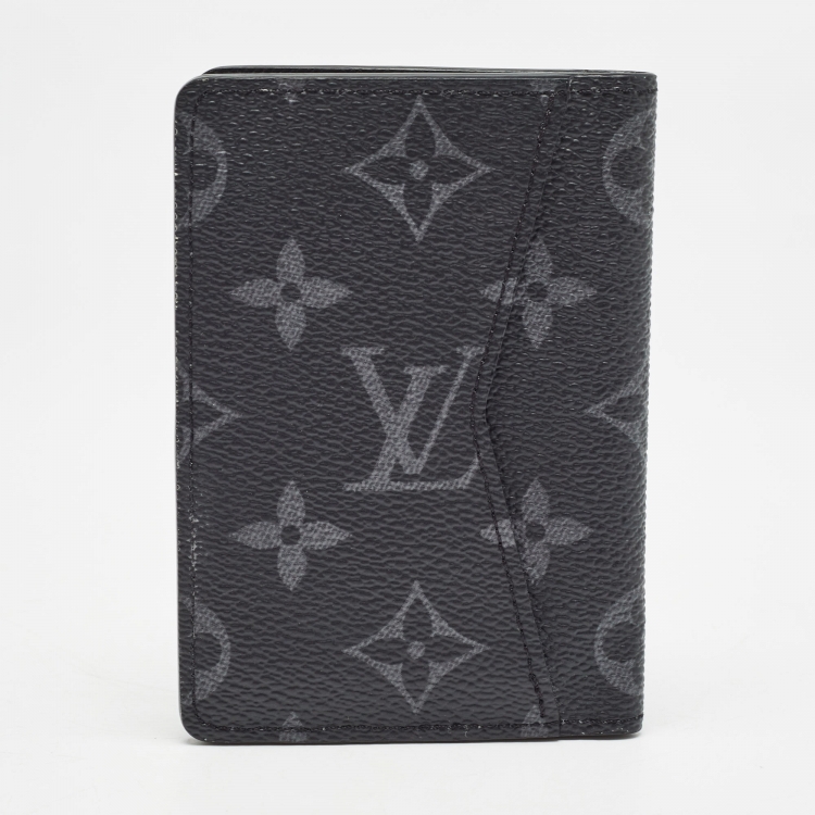 Pre Owned Louis Vuitton Monogram Eclipse Pocket Organizer 