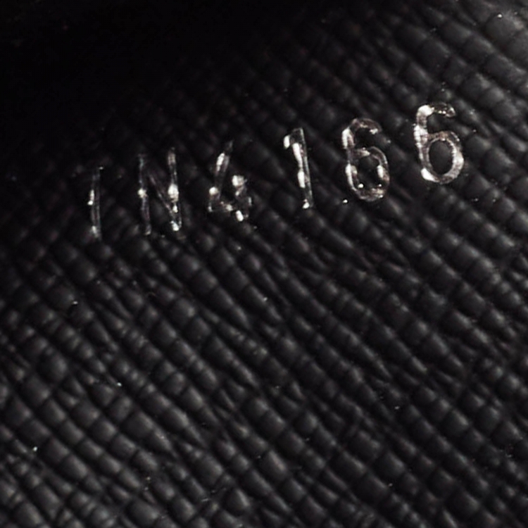 Pre Owned Louis Vuitton Damier Graphite Canvas Brazza Wallet