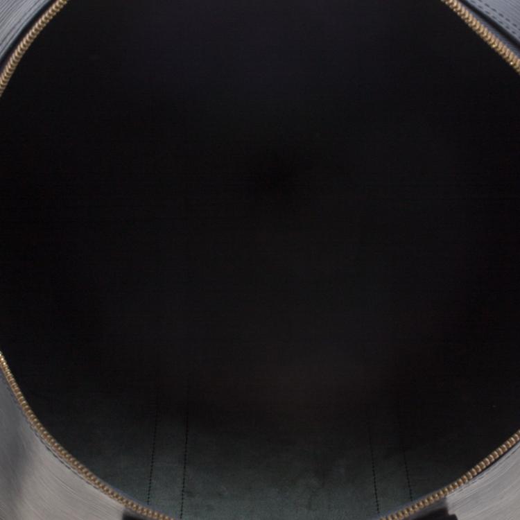 Pre Owned Louis Vuitton Black Epi Leather Keepall 55