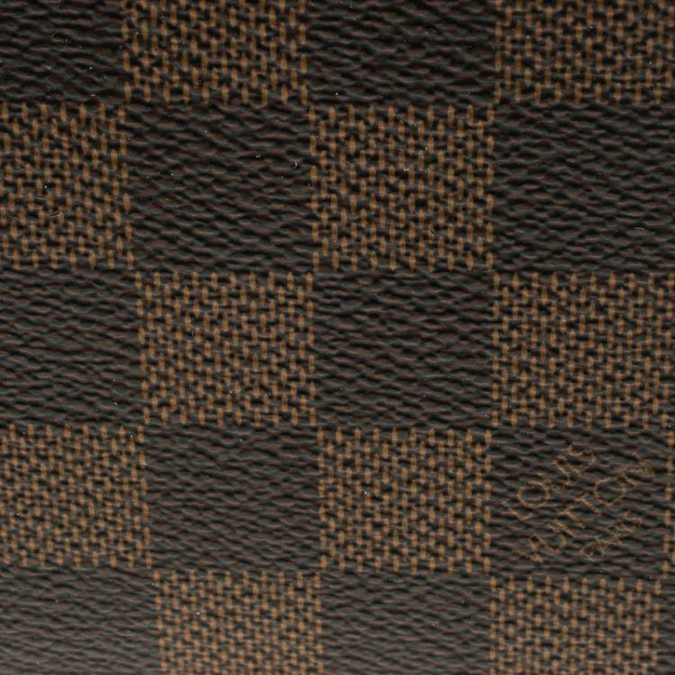 Pre Owned Louis Vuitton Damier Ebene Canvas Slender Wallet