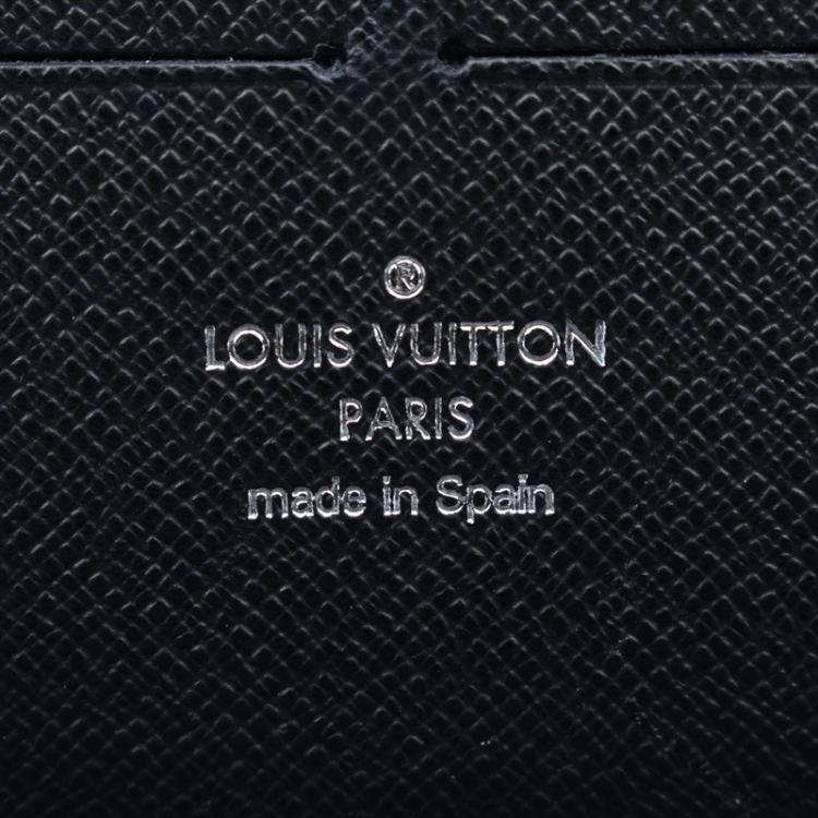 Pre Owned Louis Vuitton Damier Graphite Canvas Zippy Organizer Wallet
