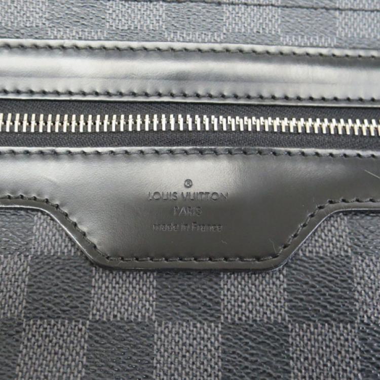 Pre Owned Louis Vuitton Damier Graphite Daniel Messenger Bag GM