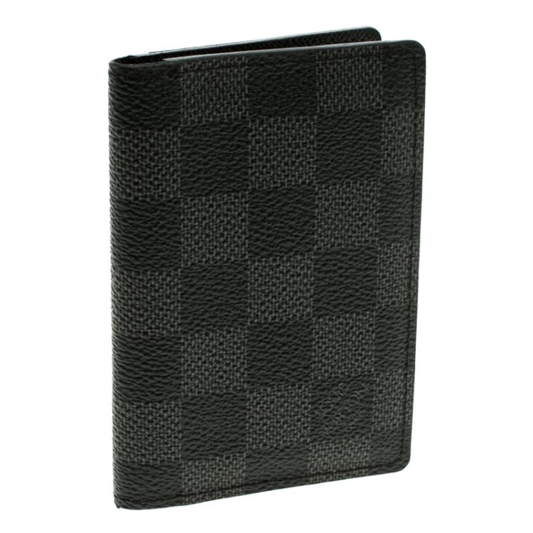 Pre Owned Louis Vuitton Damier Graphite Canvas Pocket Organiser 