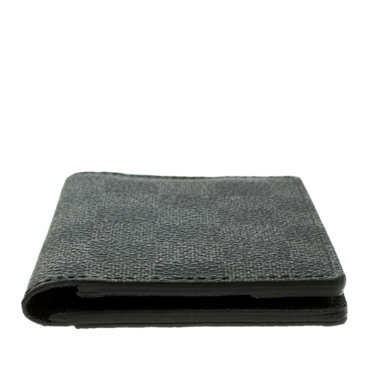 Pre Owned Louis Vuitton Damier Graphite Canvas Pocket Organiser 