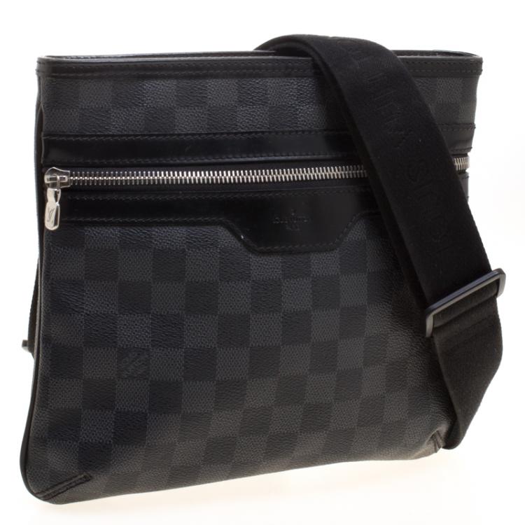 Pre Owned Louis Vuitton Damier Graphite Canvas Thomas Messenger Bag