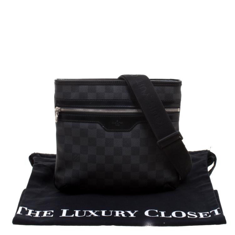 Pre Owned Louis Vuitton Damier Graphite Canvas Thomas Messenger Bag