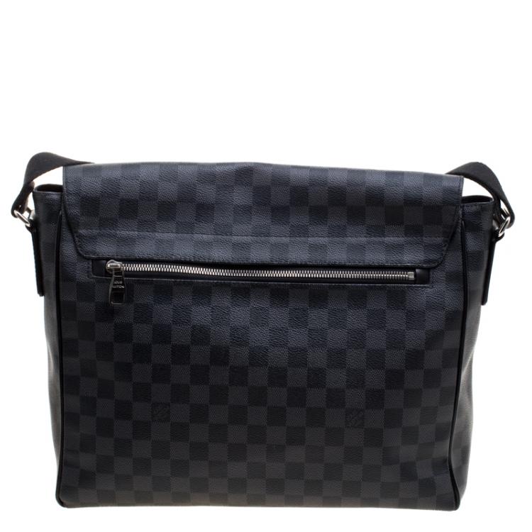 Pre Owned Louis Vuitton Damier Graphite Canvas District GM Bag
