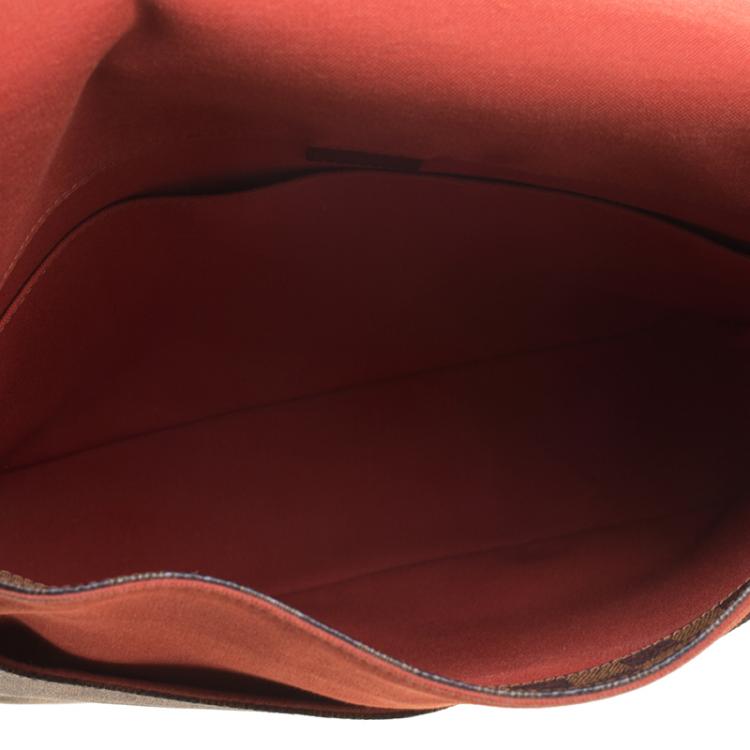 Pre Owned Louis Vuitton Damier Ebene Canvas Bastille Messenger Bag