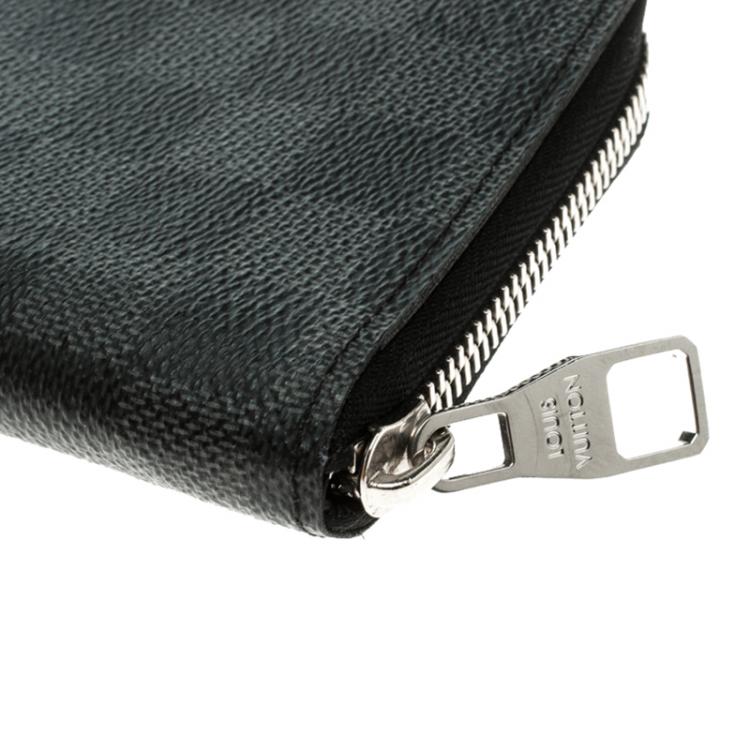 Pre Owned Louis Vuitton Damier Graphite Canvas Zippy Organizer Wallet
