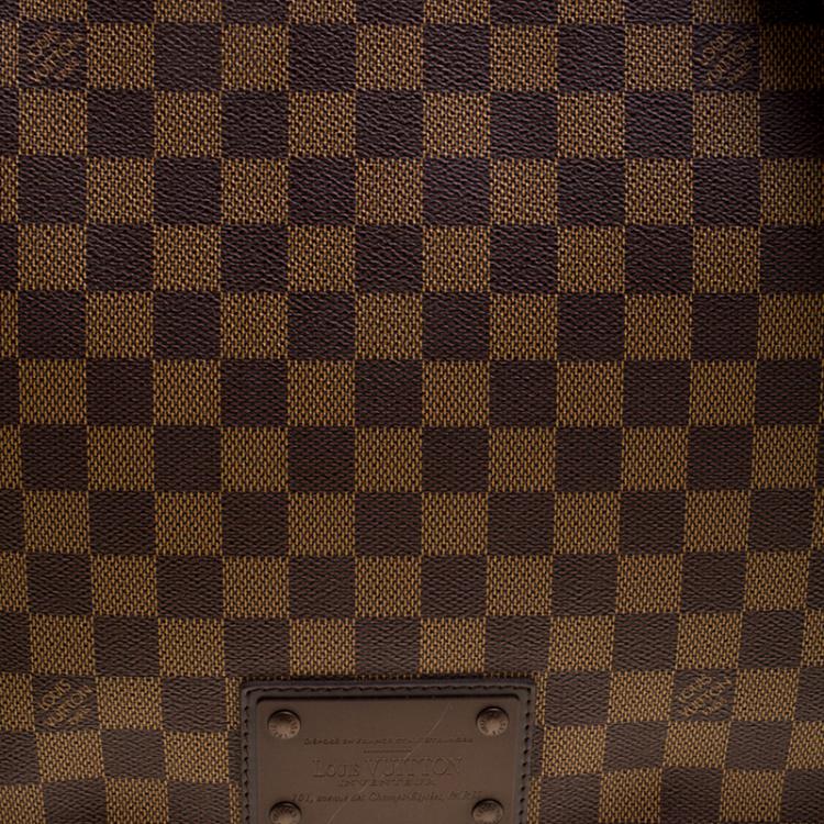 Pre Owned Louis Vuitton Damier Ebene Canvas Brooklyn GM Messenger Bag