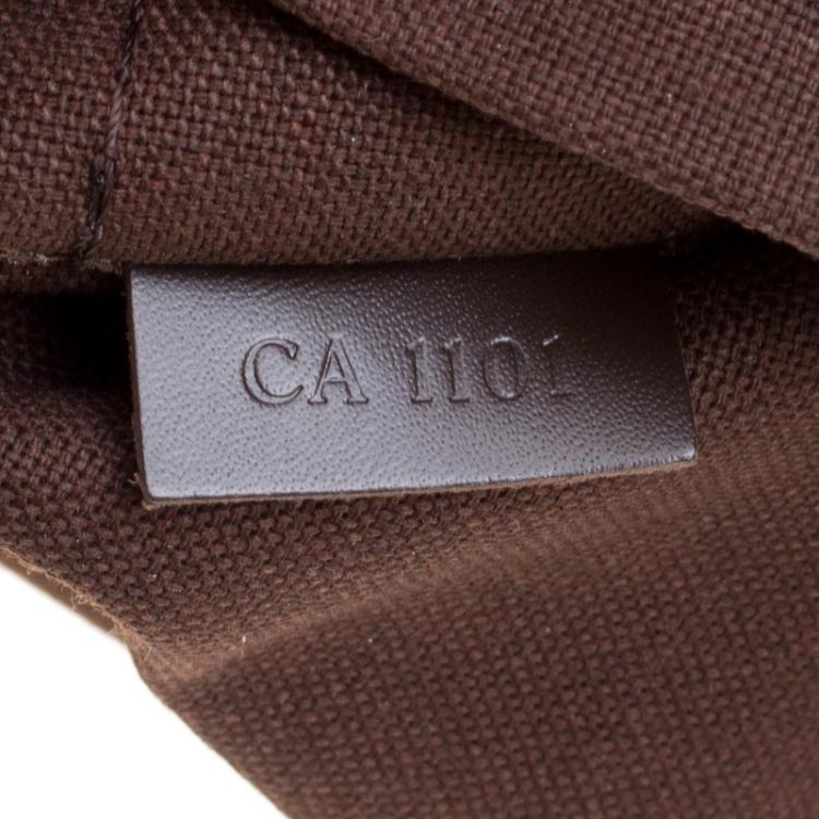 Pre Owned Louis Vuitton Damier Ebene Canvas Brooklyn GM Messenger Bag