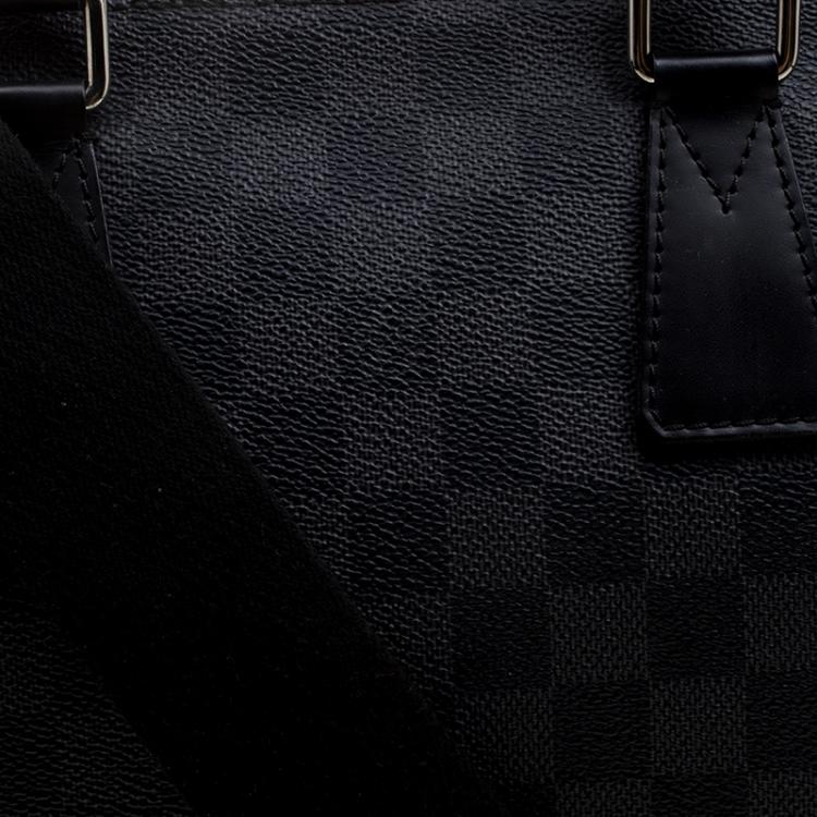 Pre Owned Louis Vuitton Damier Graphite Canvas Porte Documents Jour Messenger Bag