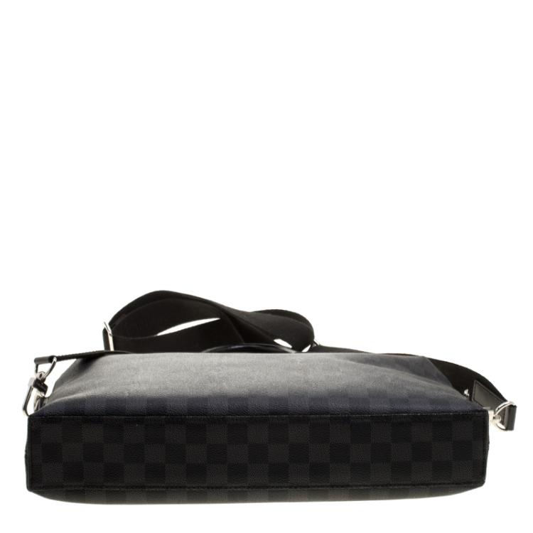 Pre Owned Louis Vuitton Damier Graphite Canvas Porte Documents Jour Messenger Bag
