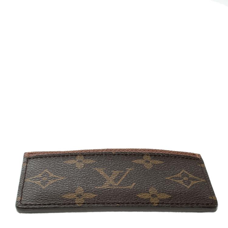 Pre Owned Louis Vuitton Monogram Canvas Card Holder
