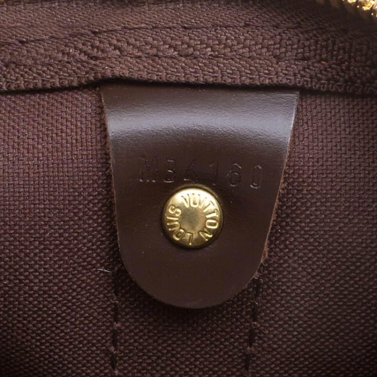 Pre Owned Louis Vuitton Damier Ebene Canvas Keepall Bandouliere 55