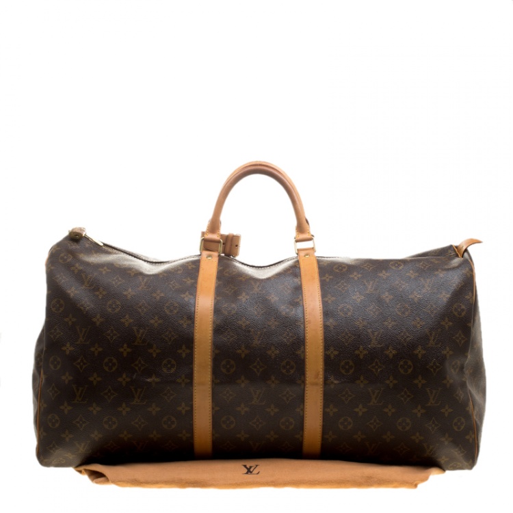Pre Owned Louis Vuitton Monogram Canvas Keepall 60 