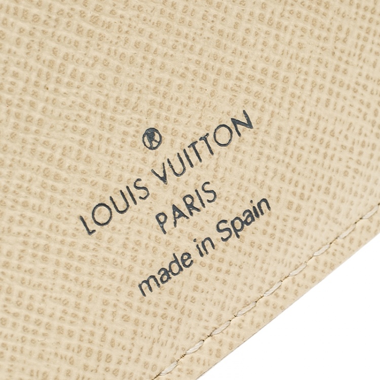 Pre Owned Louis Vuitton Damier Azur Canvas Marco Wallet