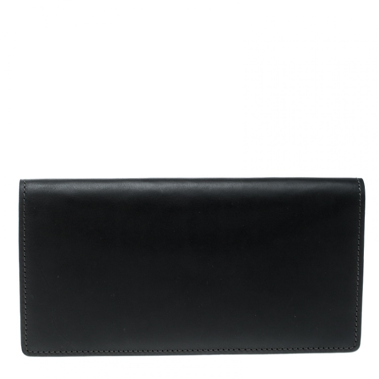 Pre Owned Louis Vuitton Black Leather Brazza Wallet