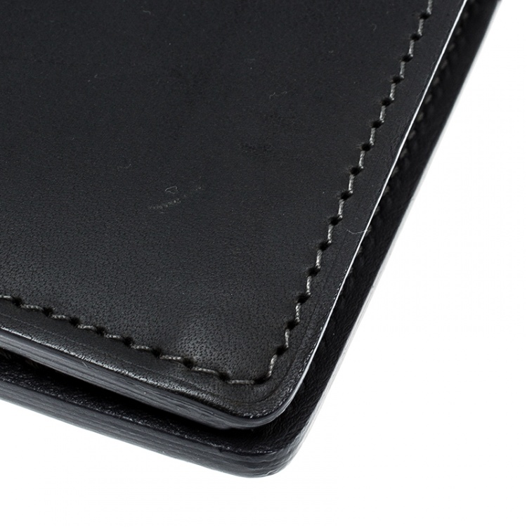 Pre Owned Louis Vuitton Black Leather Brazza Wallet