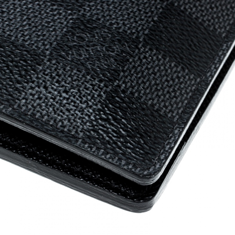 Pre Owned Louis Vuitton Damier Graphite Canvas Multiple Bifold Wallet