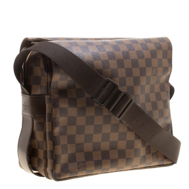 Pre Owned Louis Vuitton Damier Ebene Canvas Naviglio Messenger Bag