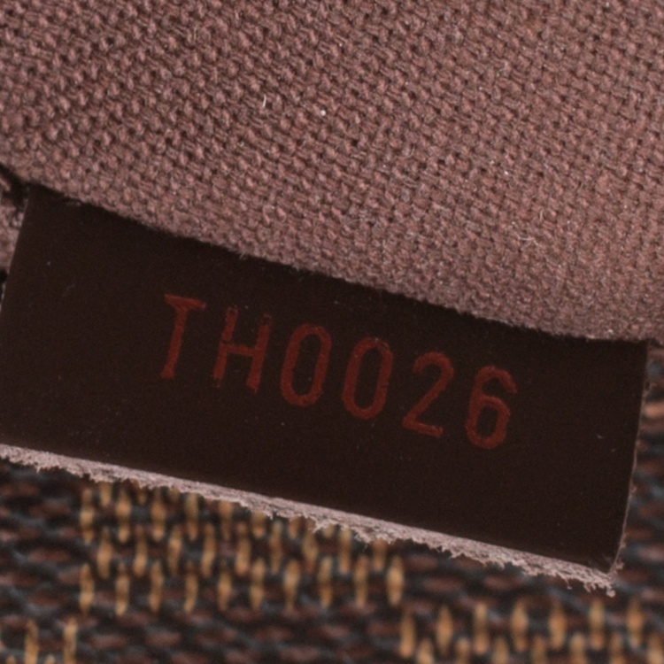 Pre Owned Louis Vuitton Damier Ebene Canvas Naviglio Messenger Bag