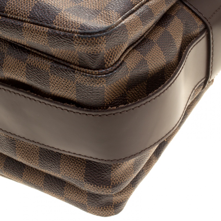 Pre Owned Louis Vuitton Damier Ebene Canvas Naviglio Messenger Bag