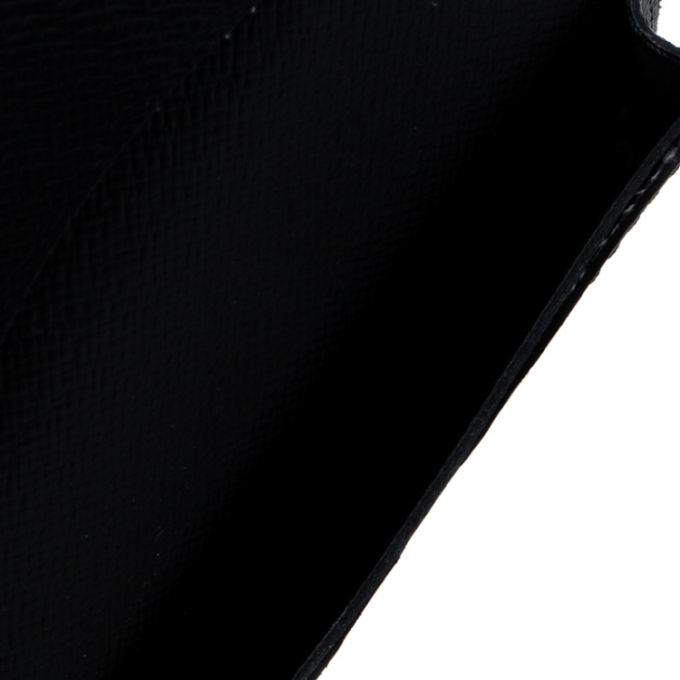 Pre Owned Louis Vuitton Black Epi Leather Card Case