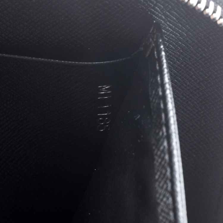 Pre Owned Louis Vuitton Black Taiga Leather Geode Organizer Clutch