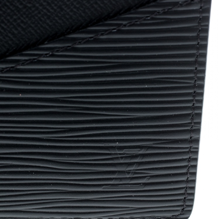 Pre Owned Louis Vuitton Black Epi Leather Neo Porte Cartes Card Holder