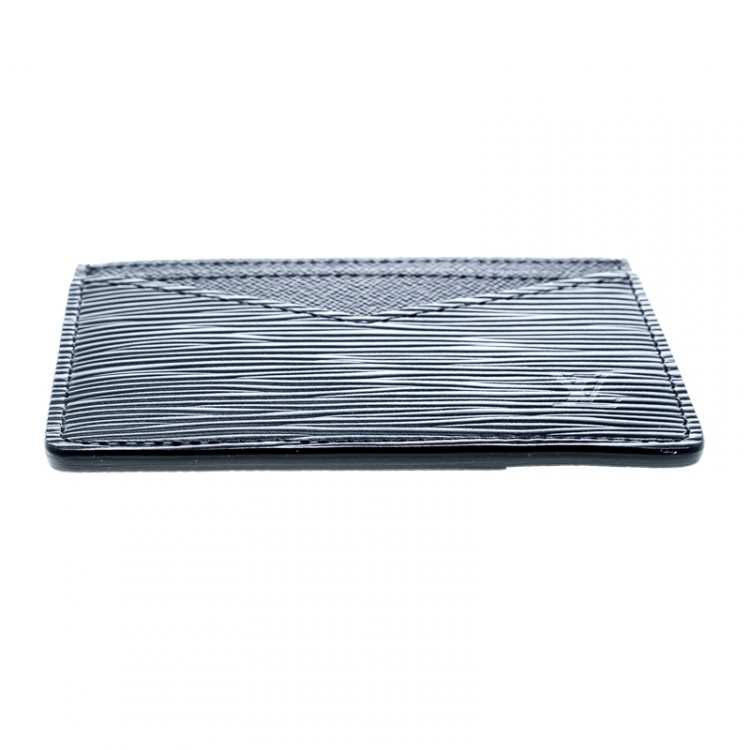 Pre Owned Louis Vuitton Black Epi Leather Neo Porte Cartes Card Holder