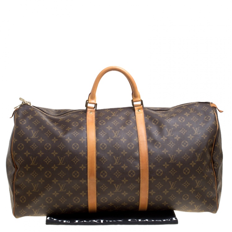 Pre Owned Louis Vuitton Monogram Canvas Keepall 60