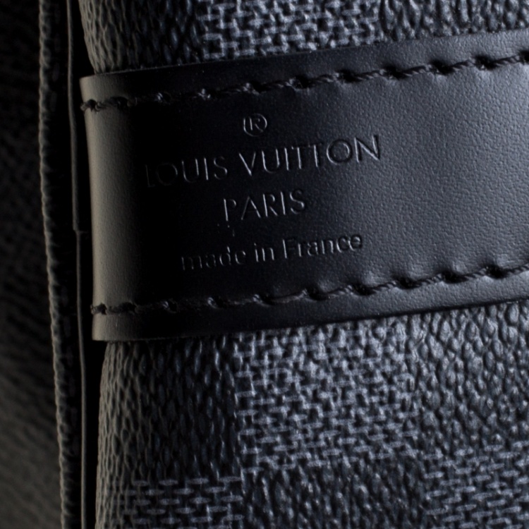 Pre Owned Louis Vuitton Damier Graphite Canvas Keepall Bandouliere 45