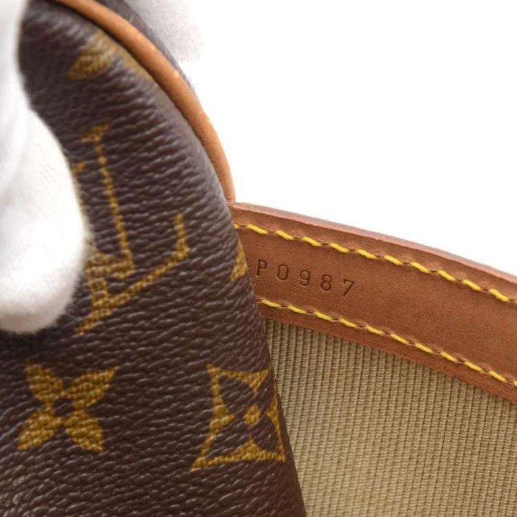 Pre Owned Louis Vuitton Monogram Canvas Reporter GM Bag