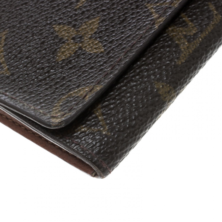 Pre Owned Louis Vuitton Monogram Canvas Wallet