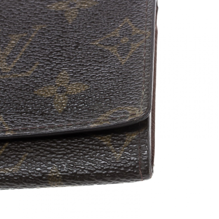 Pre Owned Louis Vuitton Monogram Canvas Wallet