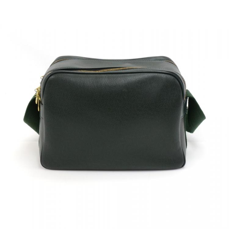 Pre Owned Louis Vuitton Epicea Taiga Leather Reporter Bag