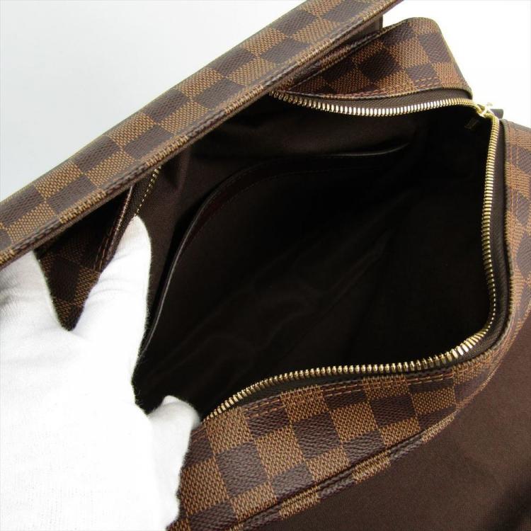 Pre Owned Louis Vuitton Damier Ebene Canvas Naviglio Messenger Bag