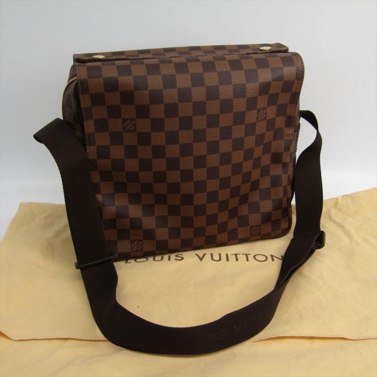 Pre Owned Louis Vuitton Damier Ebene Canvas Naviglio Messenger Bag