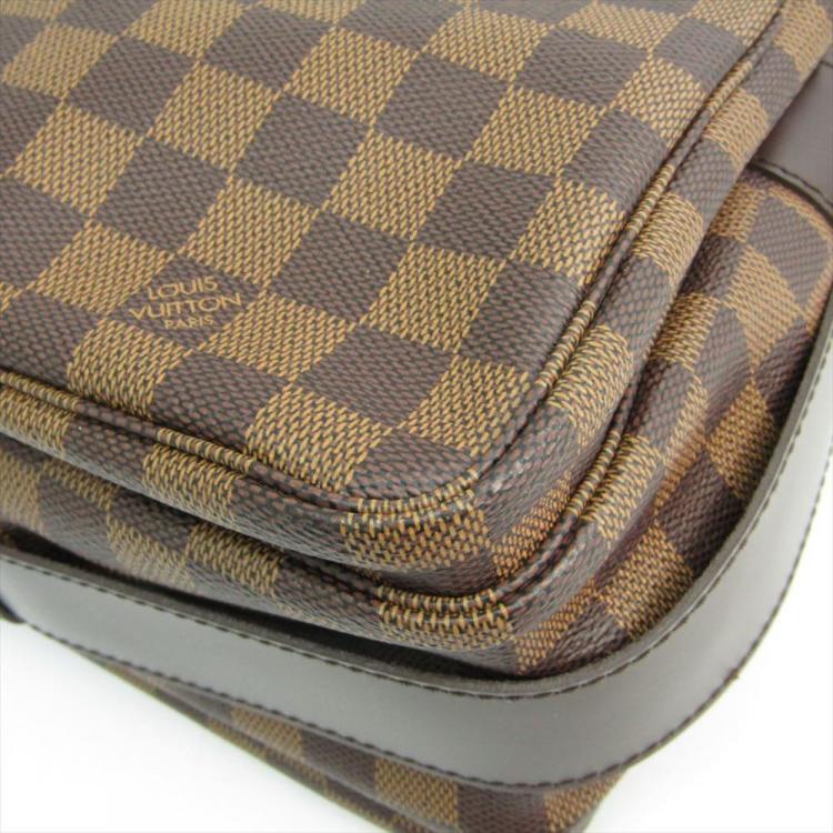 Pre Owned Louis Vuitton Damier Ebene Canvas Naviglio Messenger Bag