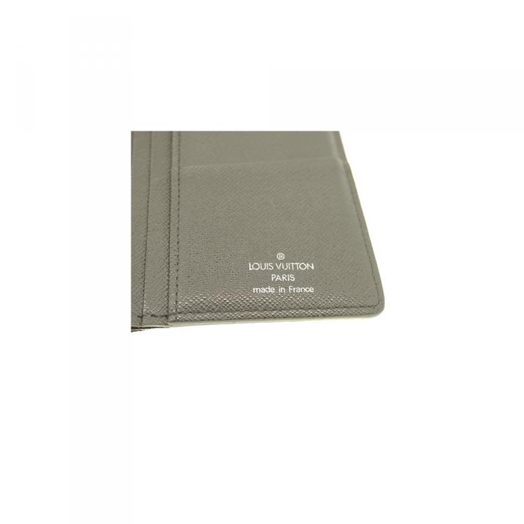 Pre Owned Louis Vuitton Damier Graphite Canvas Brazza Wallet