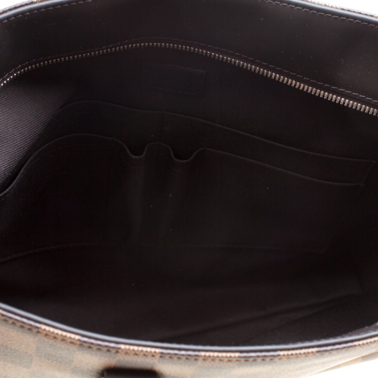 Pre Owned Louis Vuitton Damier Ebene Canvas Jake Bag