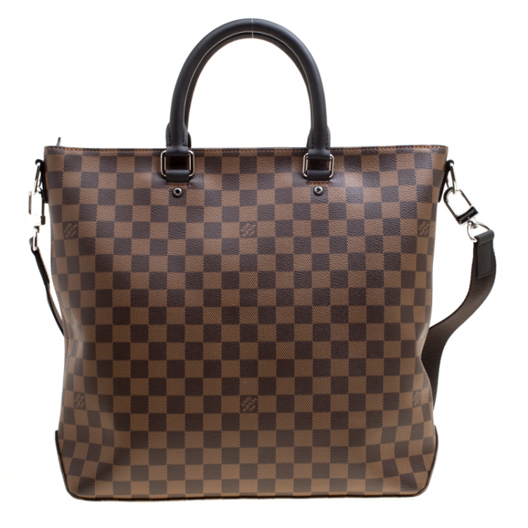 Pre Owned Louis Vuitton Damier Ebene Canvas Jake Bag