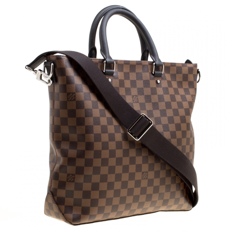 Pre Owned Louis Vuitton Damier Ebene Canvas Jake Bag