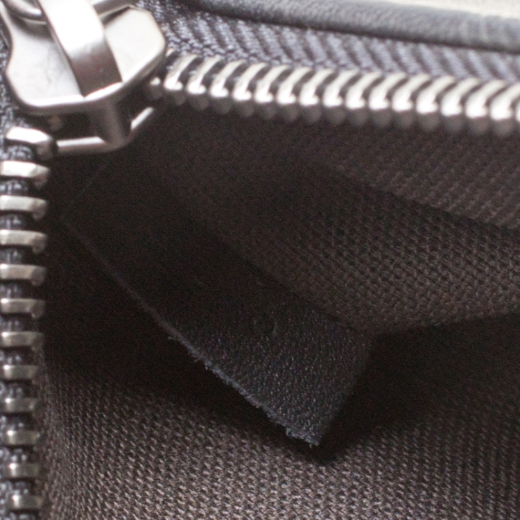 Pre Owned Louis Vuitton Onyx Damier Infini Leather District MM Bag